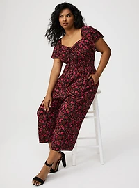 Flutter Sleeve Jumpsuit