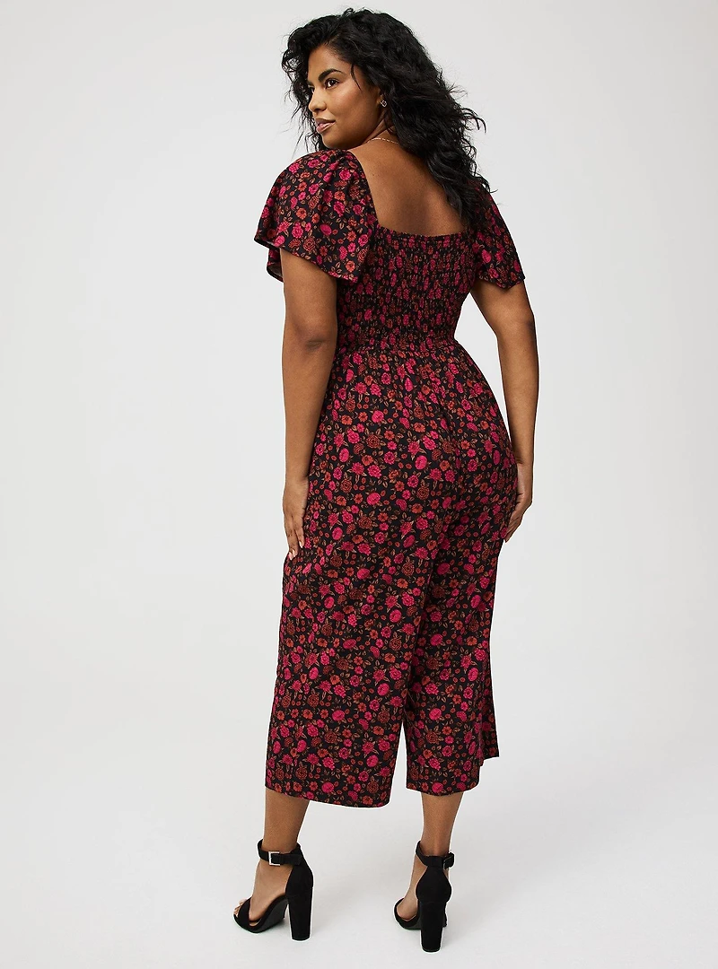 Flutter Sleeve Jumpsuit