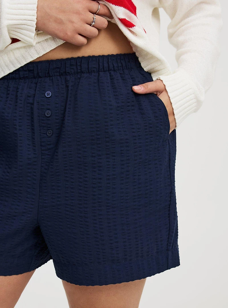 Pull-On High-Rise Boxer Short