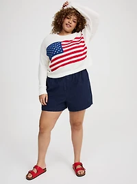 Pull-On High-Rise Boxer Short