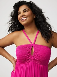 Super Soft Halter Midi Dress