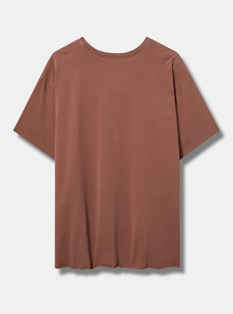 Fabulous Mess Relaxed Heritage Jersey Raw Edge Tee