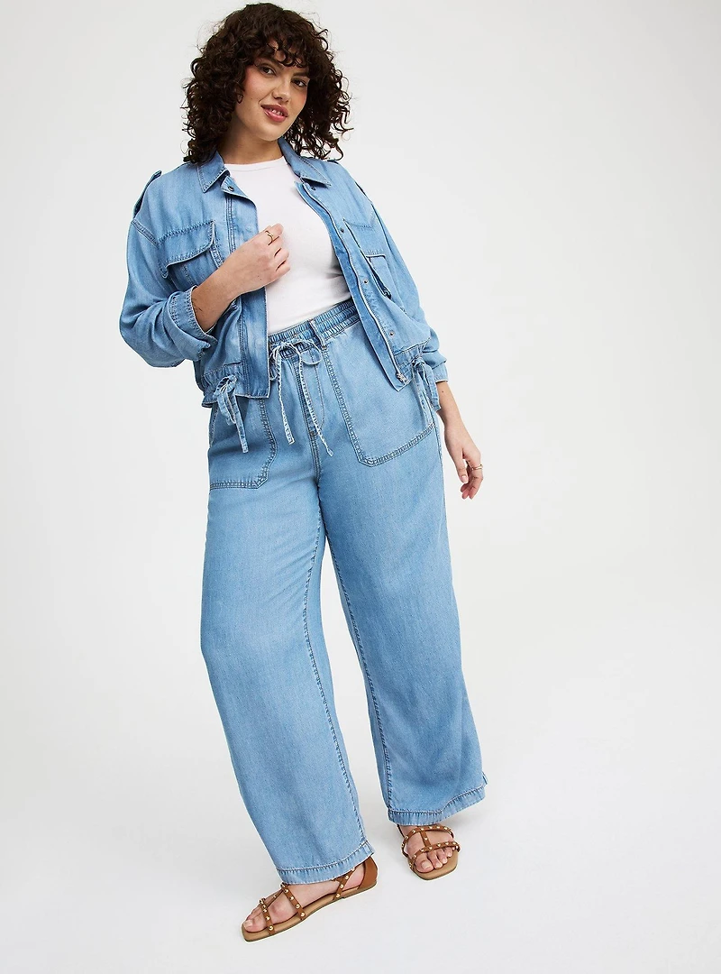 Tencel Denim Utility Jacket