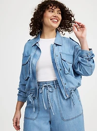 Tencel Denim Utility Jacket