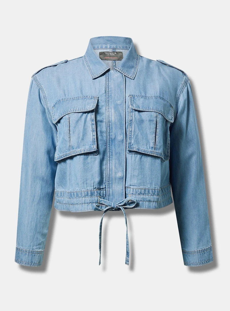 Tencel Denim Utility Jacket