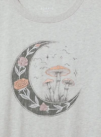 Floral Mushroom Moon Relaxed Heritage Jersey Tank