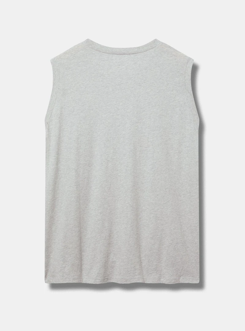 Floral Mushroom Moon Relaxed Heritage Jersey Tank