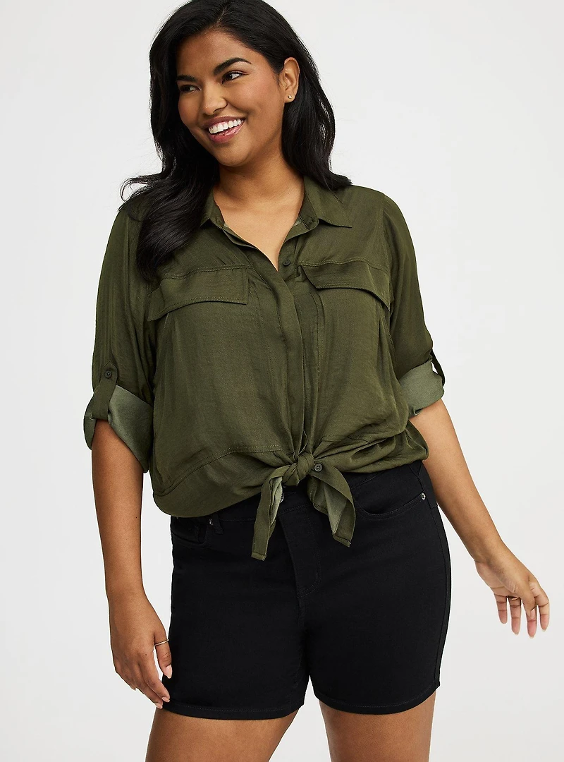 Relaxed Button-Up Shirt