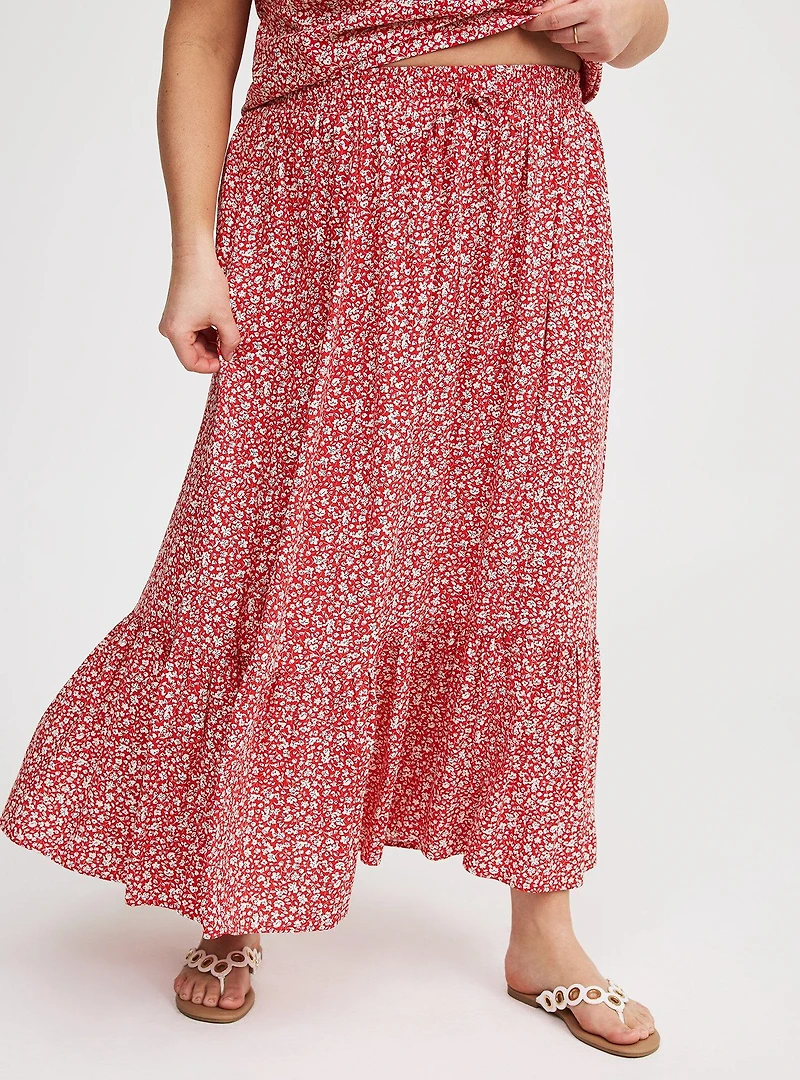 Tiered Maxi Skirt