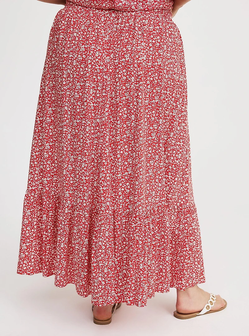Tiered Maxi Skirt