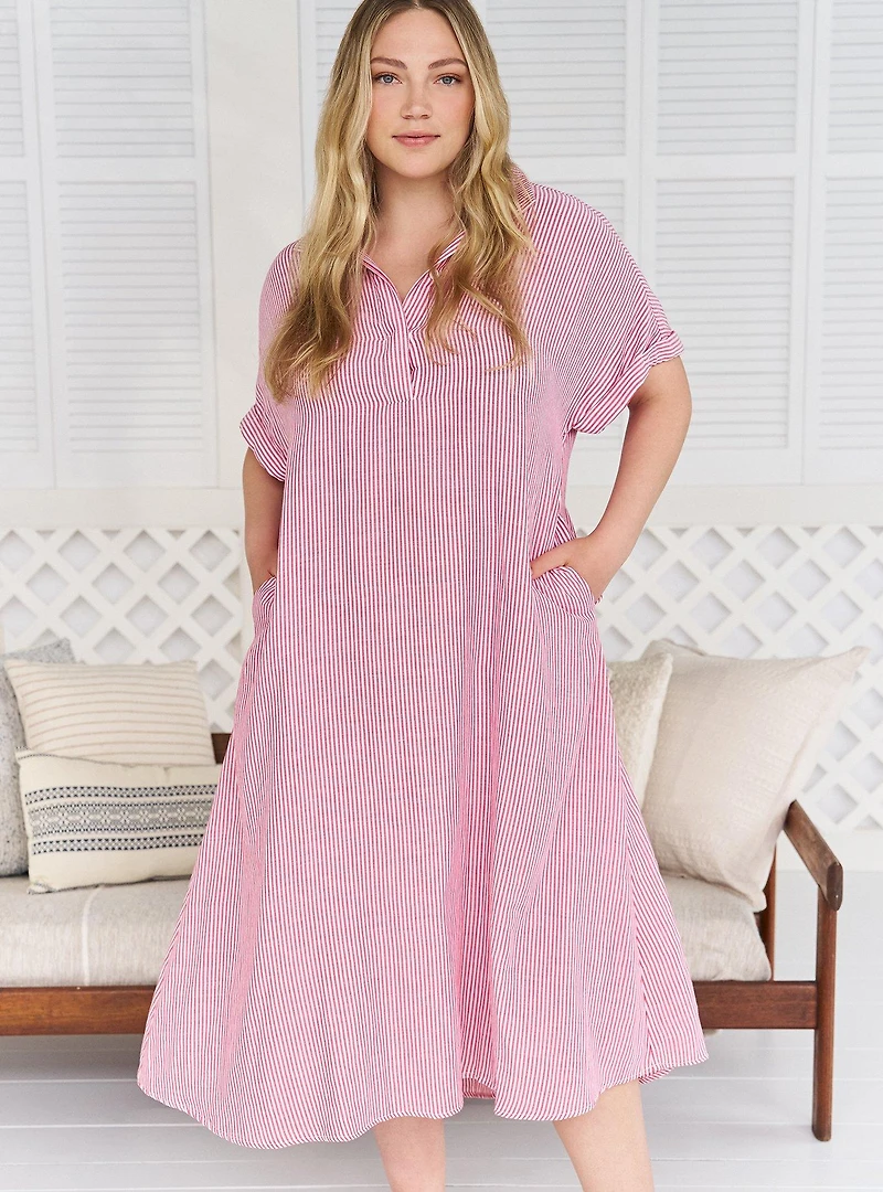 Belle Isle Cotton Maxi Dress
