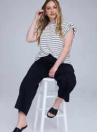 Belle Isle Wide-Leg Ankle Trouser