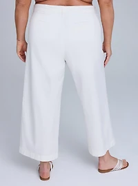 Belle Isle Wide-Leg Ankle Trouser