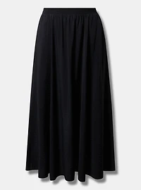 Tea Length Shirred Skirt