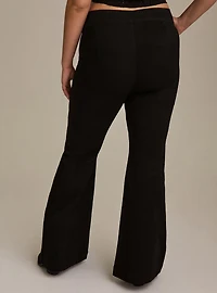 Festi Lace-Up Flare High-Rise Jean