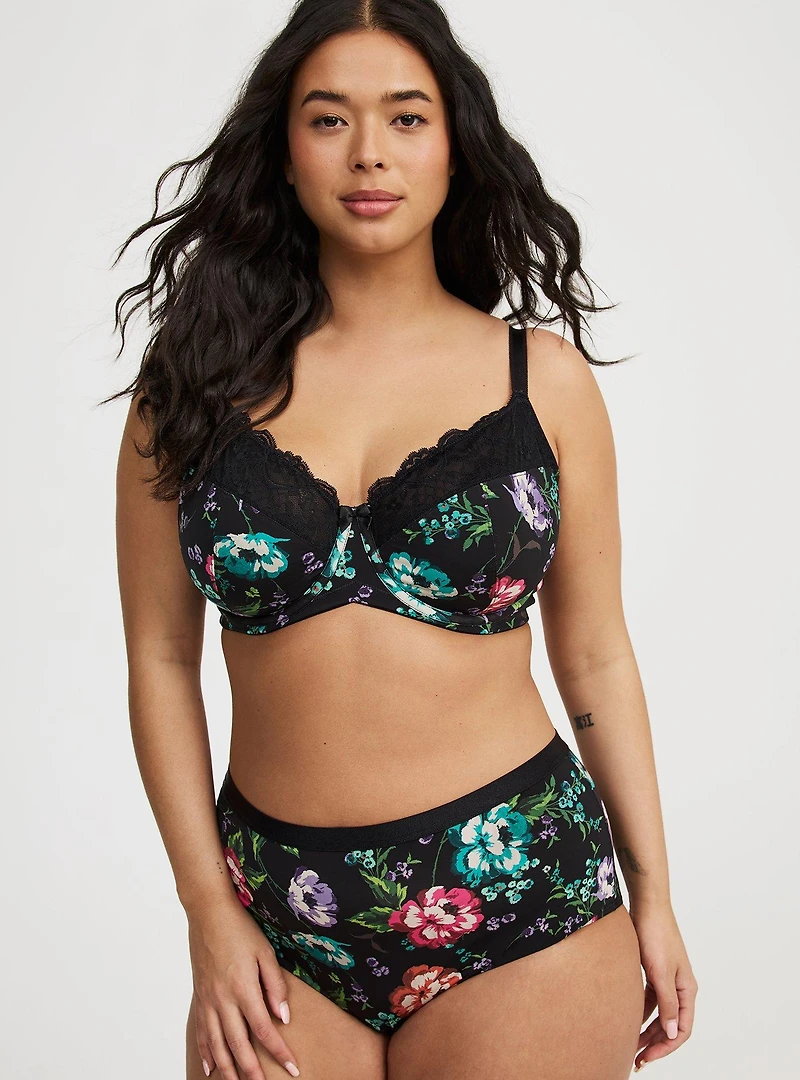 Full-Coverage Unlined Bra