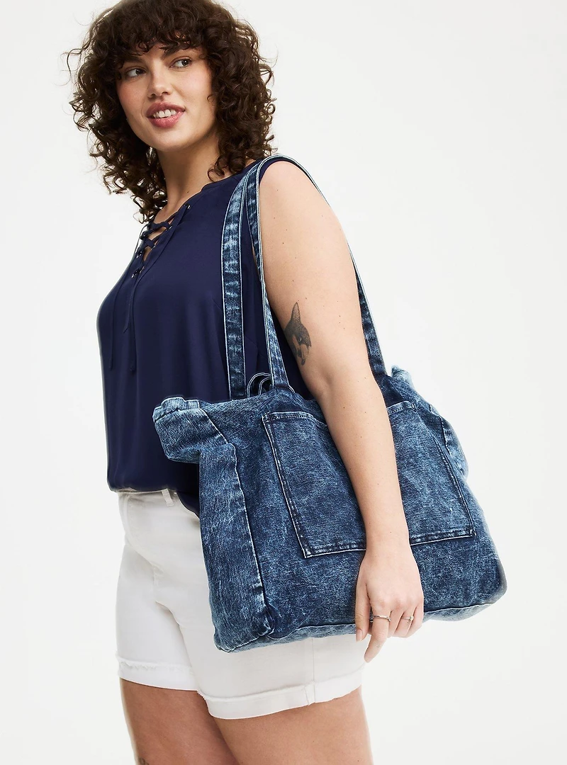 Denim Tote Bag