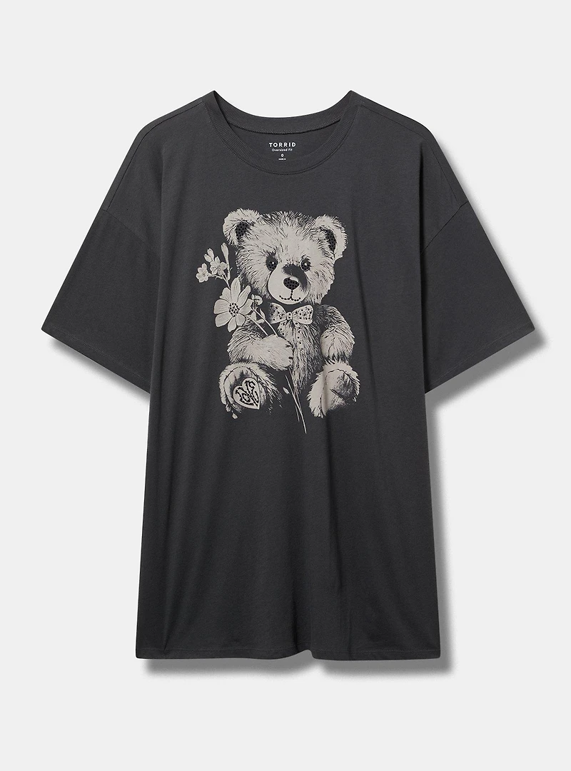 Teddy Bear Oversized Heritage Jersey Tunic Tee
