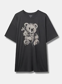 Teddy Bear Oversized Heritage Jersey Tunic Tee