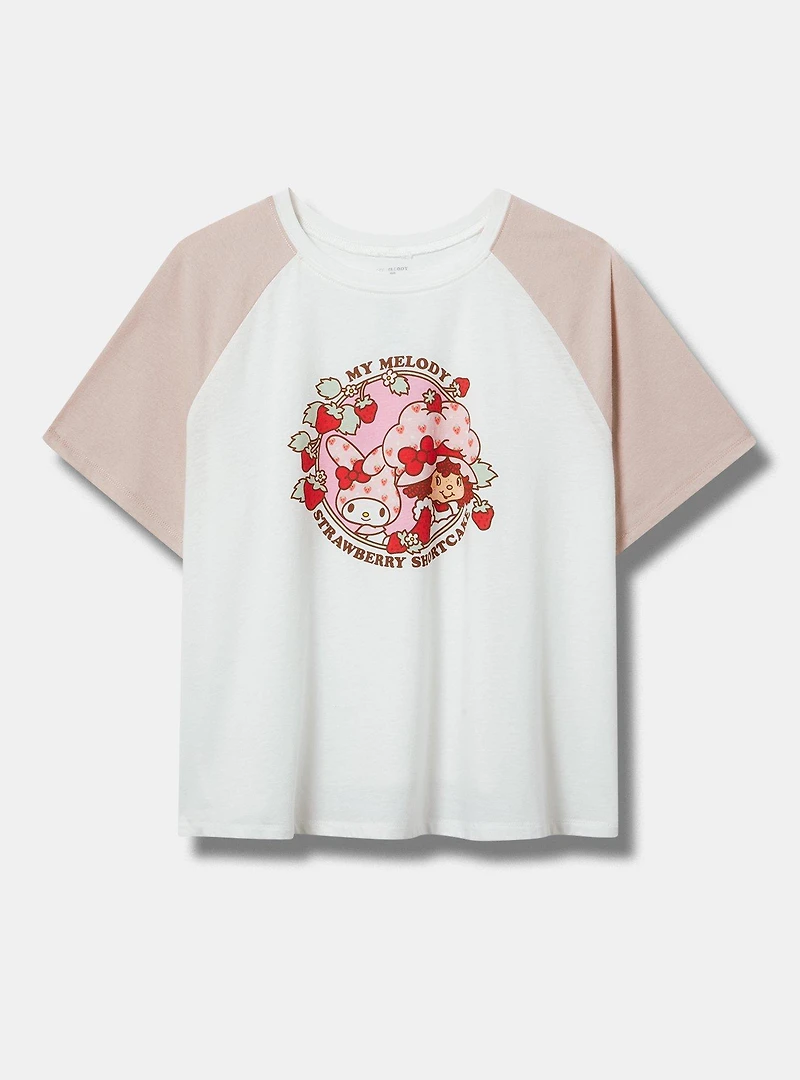 Strawberry Shortcake x My Melody Cotton Raglan Tee