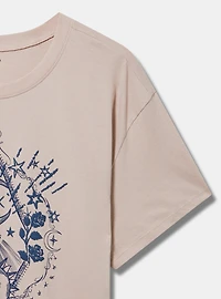Unity Relaxed Cotton Puff Detail Tee