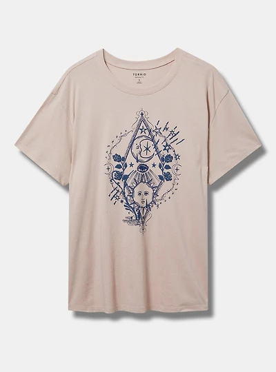 Unity Relaxed Cotton Puff Detail Tee