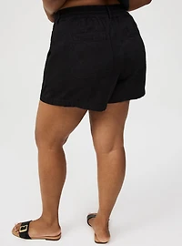 High-Rise Pull-On Lightweight Denim Short