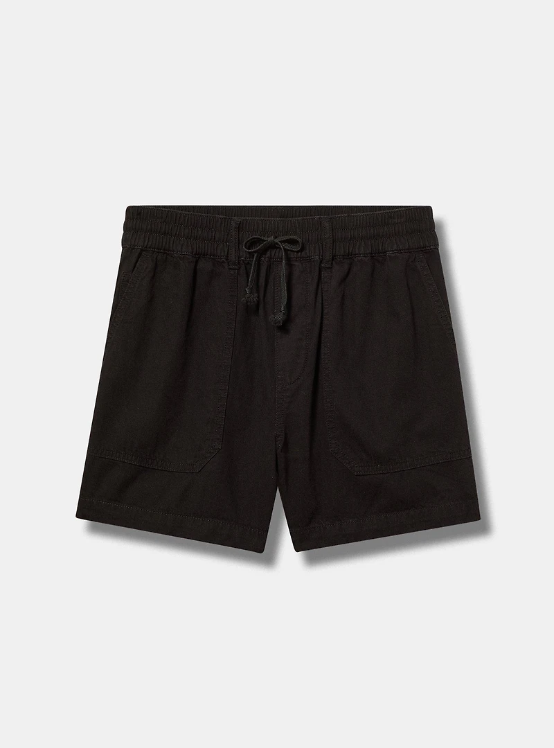 High-Rise Pull-On Lightweight Denim Short