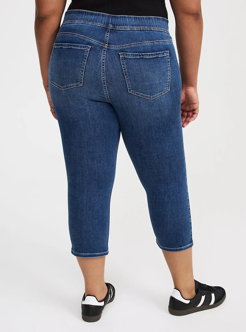 High-Rise Cropped Skinny Lean Jean