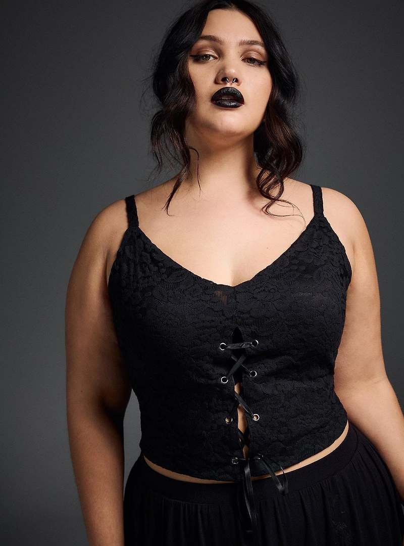 Nightfall Bustier Foxy Crop Tank
