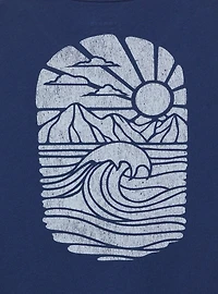 Beach Relaxed Heritage Jersey Embroidered Tank
