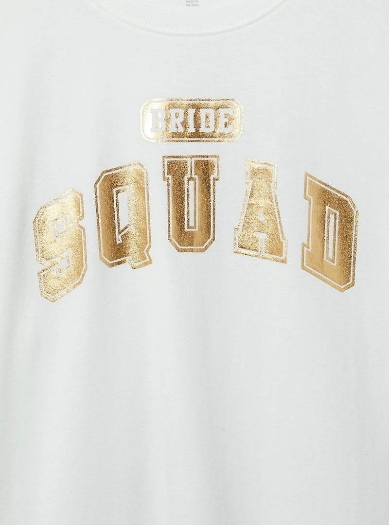 BRIDE SQUAD CLASSIC FIT HERITAGE JERSEY CREW TEE
