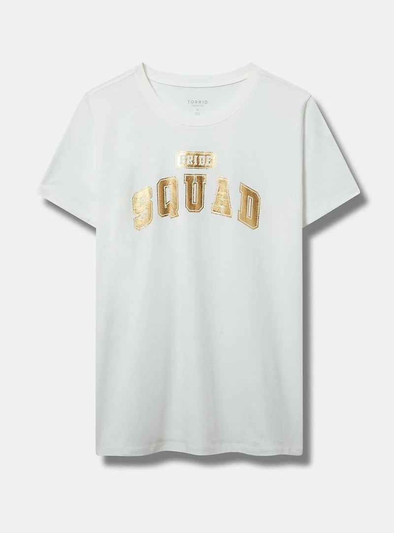 BRIDE SQUAD CLASSIC FIT HERITAGE JERSEY CREW TEE