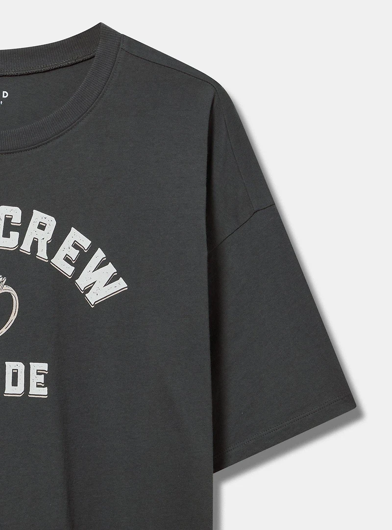 I Do Crew Bride Oversized Heritage Jersey Tunic Tee