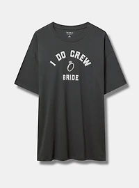 I Do Crew Bride Oversized Heritage Jersey Tunic Tee