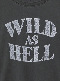 WILD AS HELL RELAX FIT HERITAGE JERSEY CREW TEE