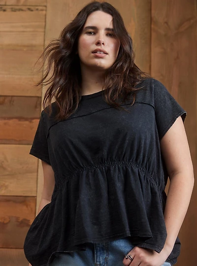 Festi Smocked Tee