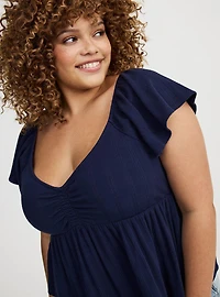 Sweetheart Flutter Sleeve Babydoll