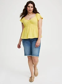 Sweetheart Flutter Sleeve Babydoll