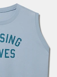 CHASING WAVES CLASSIC FIT HERITAGE JERSEY TANK