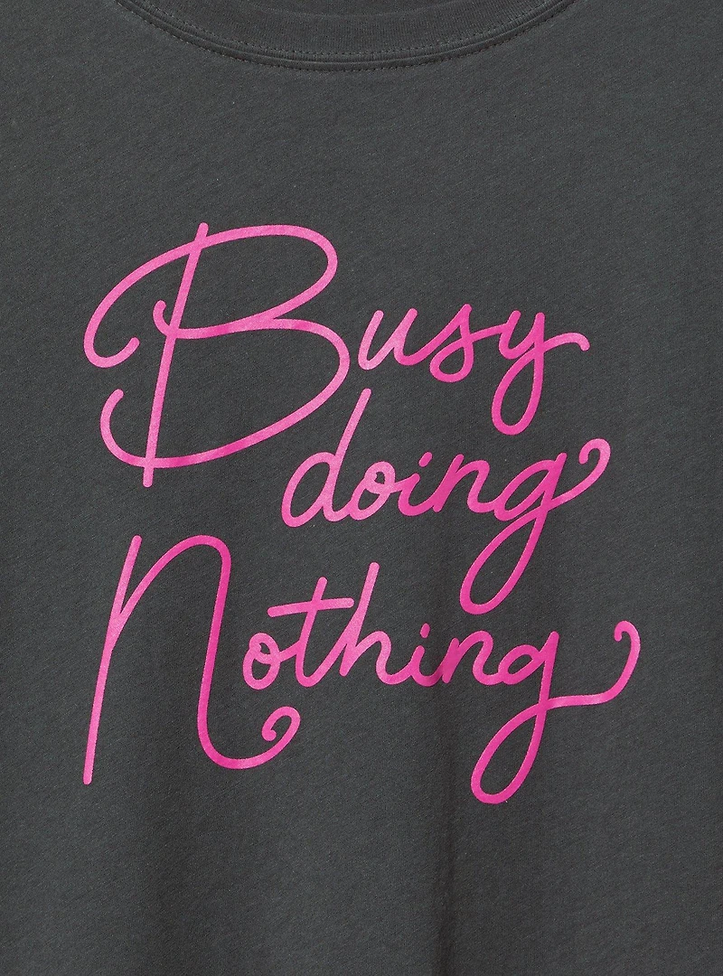 BUSY DOING NOTHING CLASSIC FIT HERIETAGE JERSEY TEE