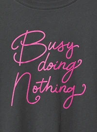 BUSY DOING NOTHING CLASSIC FIT HERIETAGE JERSEY TEE