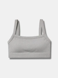 Seamless Rib Heather Bralette