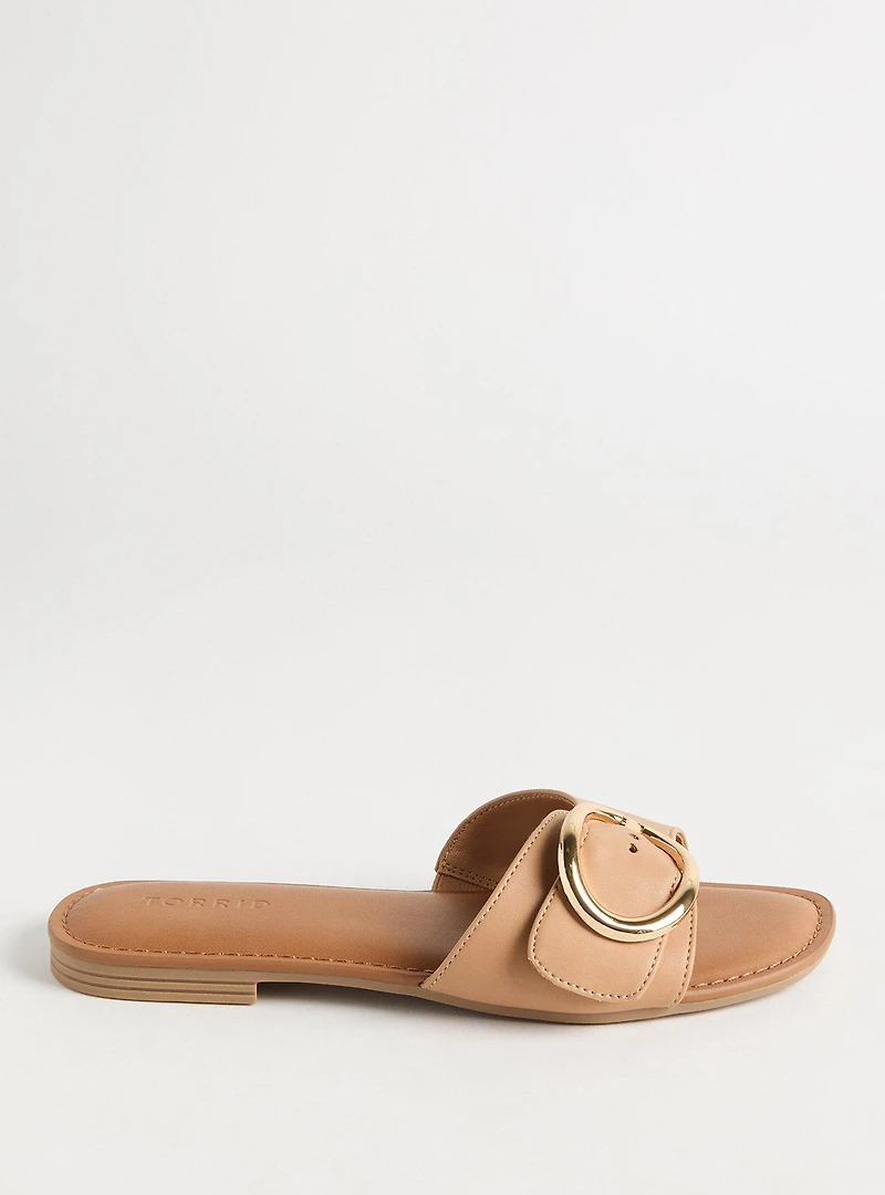 Buckle Slide Sandal (WW
