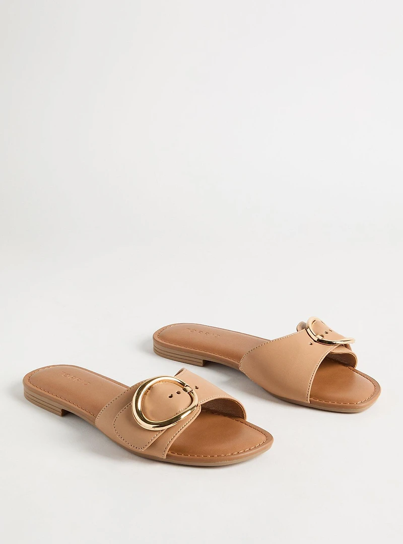 Buckle Slide Sandal (WW
