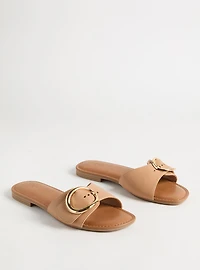 Buckle Slide Sandal (WW