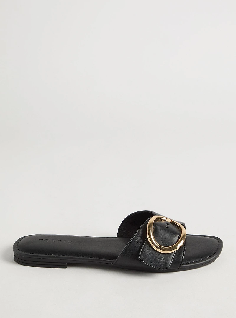 Buckle Slide Sandal (WW