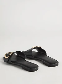 Buckle Slide Sandal (WW