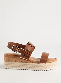 Double Strap Woven Platform Sandal (WW