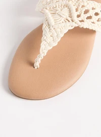 Macrame Flip-Flop (WW